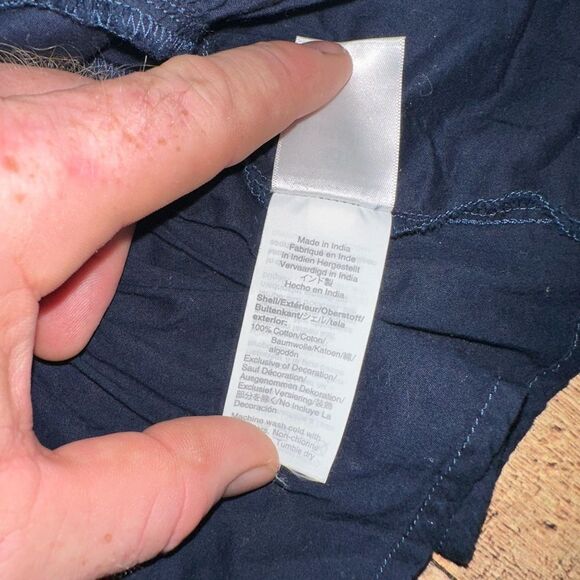 Crewcuts Dress Blue Stitched Trim Size 5 - Picture 3 of 8